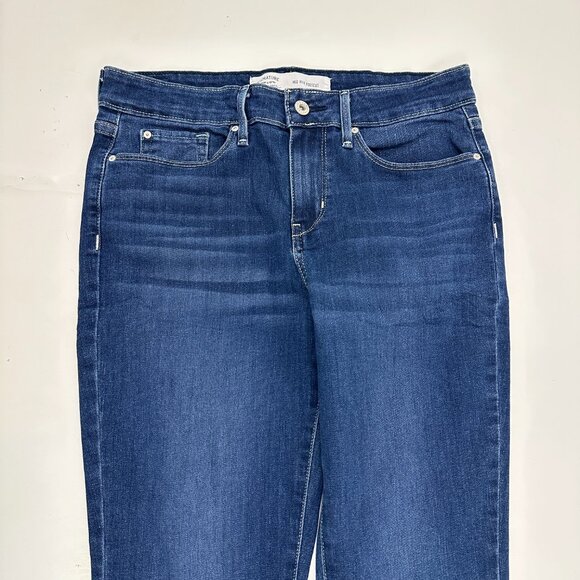 Signature by Levi Strauss Mid Rise Bootcut Women's size 6 Dark Blue Denim jeans - Picture 2 of 4